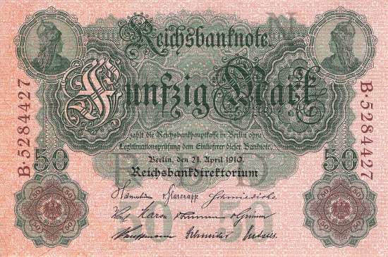 50 Mark 1910 ro.42 N/B